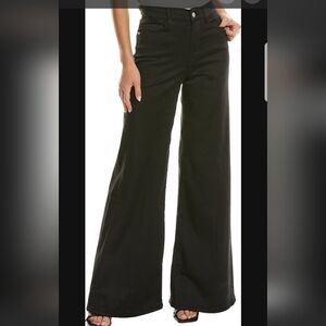 Frame Black Wide-Leg Pants